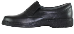 Otter Pantofi barbati, Otter, OT27824-01-N-Negru, casual, piele naturala, cu talpa joasa, negru (Marime: 42)