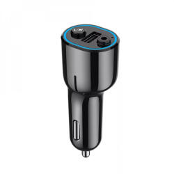 AFHM FM Transzmitter 12-24 V-os MP3 lejátszó és telefonkihangosító, AUX, USB kimenettel AFHM