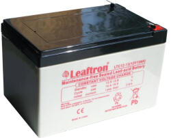 Leaftron 12V 13Ah LTC12-13 6-DZM-12 csúszósarus ciklikus elektromos kerékpár akkumulátor (12V-13Ah-Leaftron-LTC12-13-sarus)