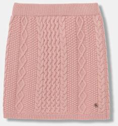 GUESS gyerek gyapjú szoknya rózsaszín, mini, egyenes, J5BD13 Z37L1 - rózsaszín 167