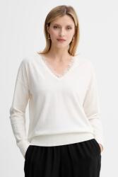 BOSS Orange gyapjú pulóver - bézs S - answear - 54 990 Ft