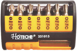 HOTECHE Bithegy készlet 15 részes mágneses befogó szár Hoteche (251015)