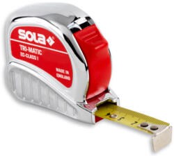 SOLA Mérőszalag 10m 25mm acélrugós Tri-Matic Profi Sola (SOTM1025)
