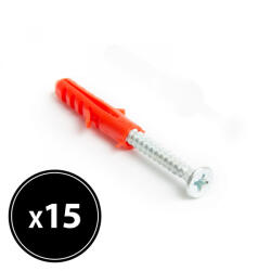 Handy Tipli + csavar - 8 x 40 mm - 15 db / csomag (04822B) - dobozrendelo