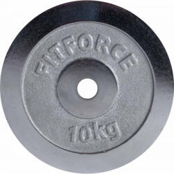 Fitforce Súlyzótárcsa 10kg Chrom 30mm Súlytárcsa