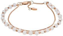 Fossil JF04444791 női karkötő rózsakvarc kővel JF04444791
