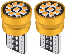  T10 led mini series 2db narancssárga (3208) - royaltuning