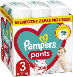 Pampers Pelenkanadrág Pampers Pants Méret 3 204 db