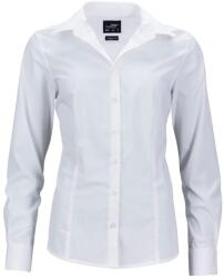 James & Nicholson (Daiber) Női hosszú ujjú ing JN641 - Fehér | 3XL (1-JN641-1748254)