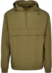 Build Your Brand Belebújós férfi dzseki - Olív | 4XL (BY096-1000285388)