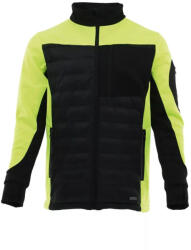 SARA Comfort Plus Hybrid cipzáras pulóver fekete sárga színben (DT-SARA-1-64-620-25-27-3XL)