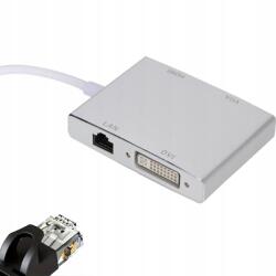  Multifunkciós Hdmi Hosszabbító/átalakító Vga/hdmi/lan/tdvi Ezüst (06977619063266)