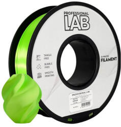  PLA SILK ZÖLD filament - 1kg - átmérő 1, 75mm +/- 0, 03mm / Professional Labs
