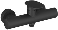 RAVAK Spring fali zuhanycsaptelep zuhanyszett nélkül, fekete SG 032.20BLM (X070549)