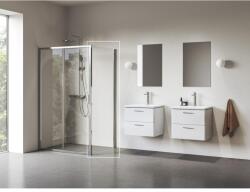 RAVAK Blix II NBLPS 90 fix oldalfal krómhatású+transparent (9BM70C00Z1)