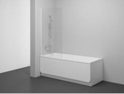 RAVAK NVS1-80 kádparaván matt fehér+transparent (7O840E00Z1)