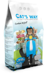  Cats Way Aktív Szenes Csomósodó Macskaalom 10L