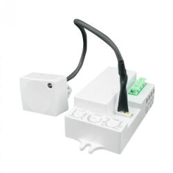 ECOLight Mikrohullámú mozgás- és alkonyérzékelő szondával, fehér, 15 m, 360° CM, Ecolight (ECOAKC0430)