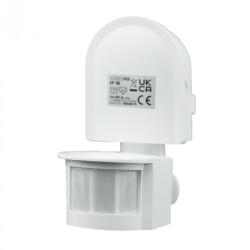 ECOLight PIR mozgás- és alkonyérzékelő IP44 felületre szerelhető, állítható fehér 12m 180° CP Ecolight (ECOAKC0408)