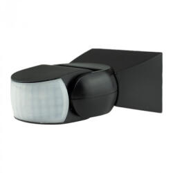 ECOLight PIR mozgás- és alkonyérzékelő IP65 fekete, felületre szerelhető 12m 180° CP Ecolight (ECOAKC0418)