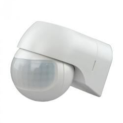 ECOLight PIR mozgás- és alkonyérzékelő IP44 Felületre szerelhető fehér 12m 180° CP Ecolight (ECOAKC0412)