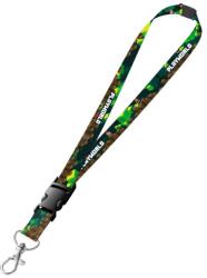 KARTON P+P Kulcstartó karabinerrel Playworld zöld-barna (9-38025NN)