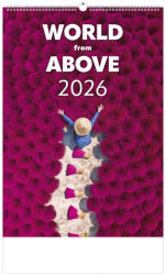 TopTimer Falinaptár 32x45 cm World From Above 2026 (26T920015A)