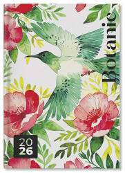 PD Calendar Határidőnapló Period Botanic B/6 heti White papír 2026