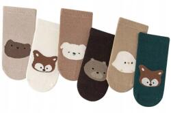  Gyerek zokni 1-3 éves korig csúszásgátló 6csomag (Bomevarica9180)