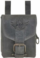  Greenburry motoros fekete bőr övtáska (GB-1754-HM-20)