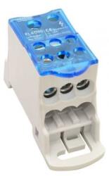 Tracon Electric Fővezetéki leágazó sorkapocs nyitható fedéllel 1×50(35)mm2 / 6×25(16)mm2, 1000VAC/DC, 125A (FLSO50)