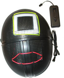 Mezőfi Squid Game villogós álarc, négyzet