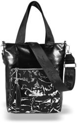  Zellia Női Válltáska/Kézitáska 17095 Fekete - Razak-Leaf - (24450140)