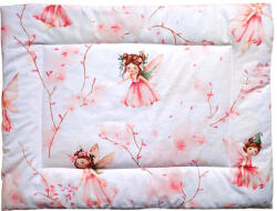  Fehér alapon Virágtündér mintával - Lapos Ovis Kispárna