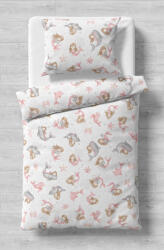  Sellő mintás 2 részes ovis ágynemű huzat - 90x130 cm