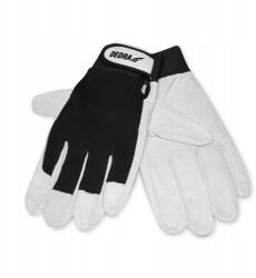 Dedra Védőkesztyű, Sertés hasítékbőr, 10-es méret, Fekete (BH1010R10B)