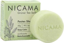 NICAMA Szilárd sampon - Zöld tea - zsálya