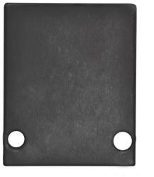 Ledium EC89B végzáró Hide Single LED profilhoz, fekete, alumínium, csavarokkal (OH9114827)