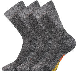BOMA 3PACK szürke BOMA zokni (Pracan) S