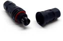 Ledium IP67 vízmentes kültéri csatlakozó, kábel toldó - 2 eres kábelhez, D=4-6 mm (CONN-M15-1002Z01122)