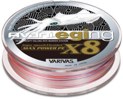 VARIVAS AVANI EGING MAX POWER PE X8 150m #0.6 14.5lbs White Orange Marking