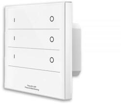 Ledium ProSystem 3 zónás távirányító monokróm LED szalagokhoz, érintőkapcsolóval, 230V, 3 DMX kimenettel, fehér, RF (OH9114442)