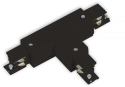 Ledium 3 fázisú S1 T-alakú összekötő elem, N vezető bal, védővezető jobb, fekete (OH9114329)