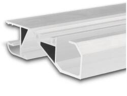 Ledium Hide Bottom szegély megvilágító alumínium LED profil, 12mm, 14mm, fekete, 2m (OH9114812)