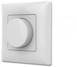 Ledium ProSystem 1 zónás falra szerelhető távirányító monokróm LED szalagokhoz, forgatógombbal, RF, fehér, elemes (OH9114441)