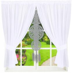 NOW-ART Kész Függöny 170x300 álomfogóval, Panel, Filc függöny nappaliba (NOW-ART 170x300 szary)