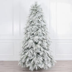  Fenyőfa talppal, havas 270 cm