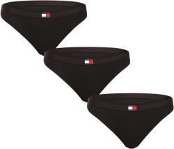 Tommy Hilfiger 3PACK Fekete Tommy Hilfiger női tanga (UW0UW06139 0XK) L