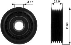 GATES Szíjtárcsa/vezetőgörgő, hosszbordás szíj GATES T36189 for MERCEDES-BENZ (T36189)