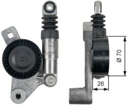 GATES Szíjfeszítő, hosszbordás szíj GATES T39132 for CHRYSLER, DODGE (T39132)